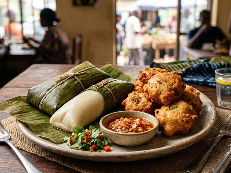 Agidi + Akara