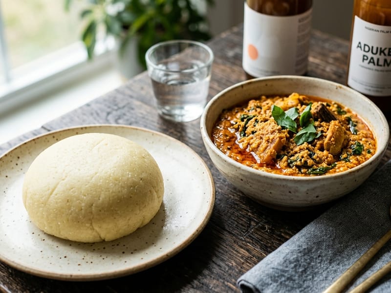 Eba & Egusi
