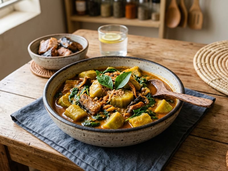 Unripe Plantain Porridge